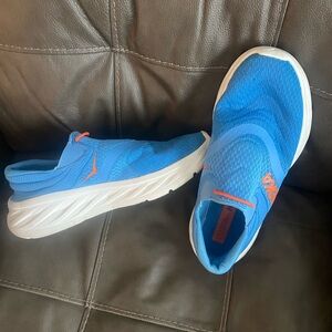 Dynamic Blue and Orange Women's Sneakers